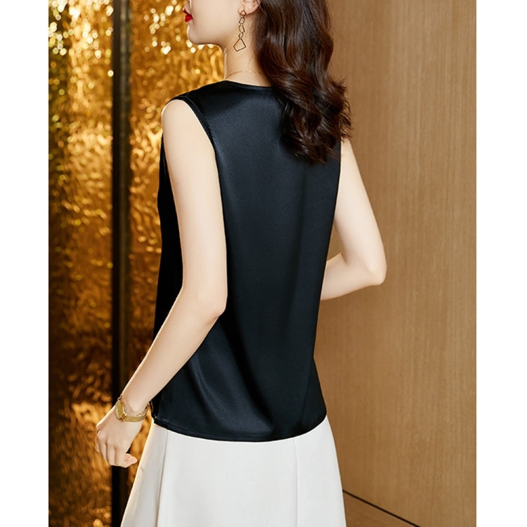 Satin Plus Size Vest