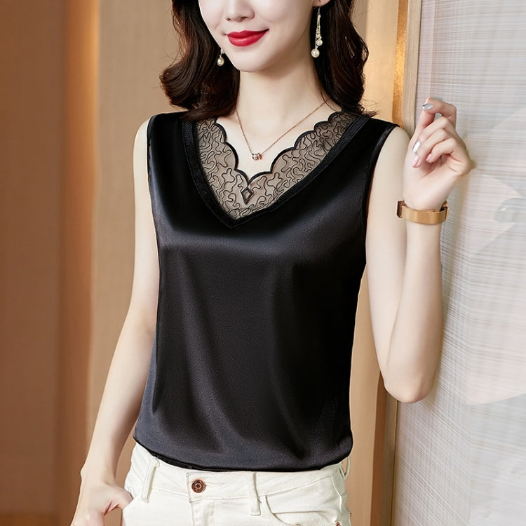 Satin Plus Size Vest