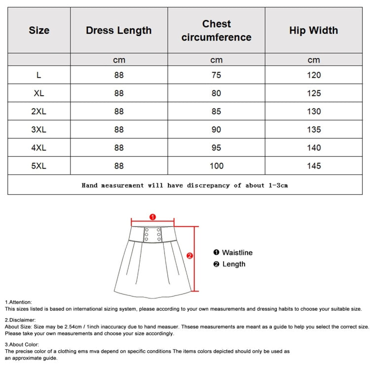 Women Plus Size Elastic Waist Floral Midi Skirt