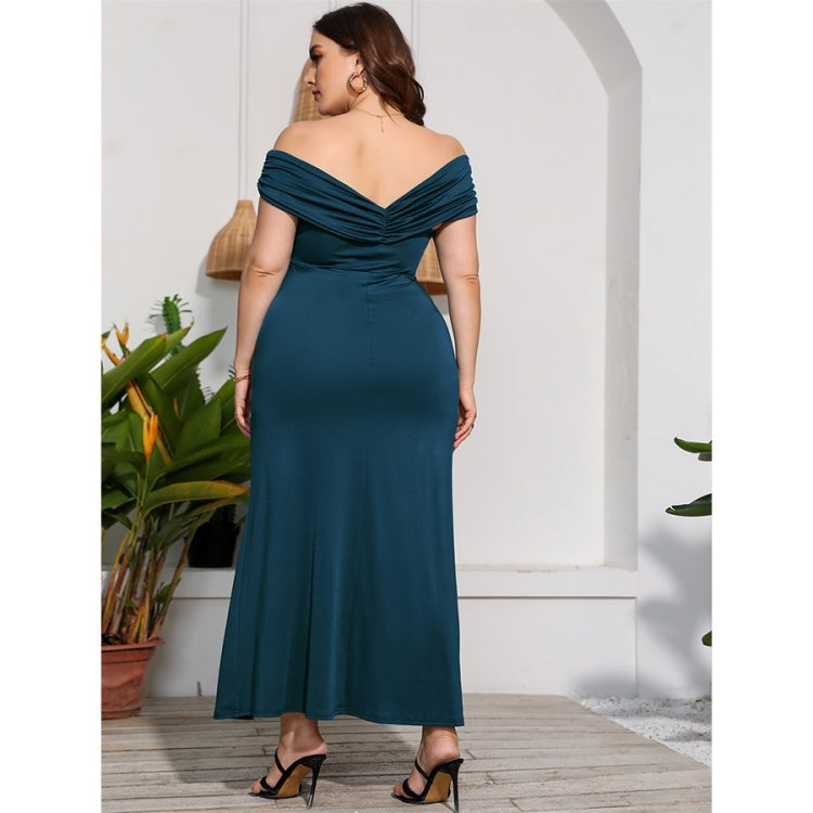 Plus Size High Waist Split Sexy Long Evening Dress