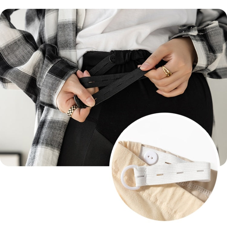 Spring Belly Support Straight Trousers Ankle-length Pants for Pregnant Women