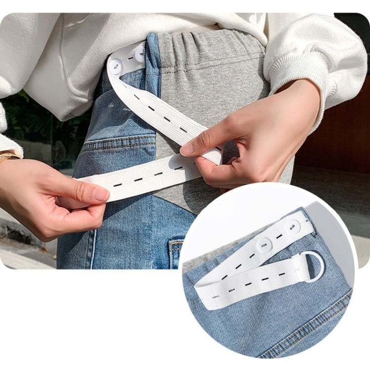 Spring Belly Support Denim Skinny Trousers for Pregnant Women