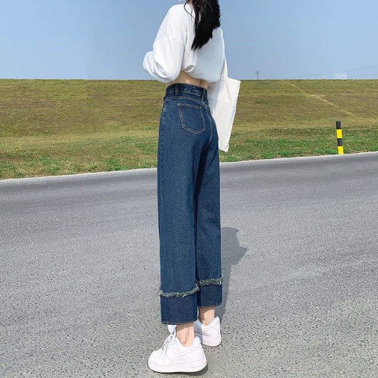Spring Summer Straight Column Loose Jeans