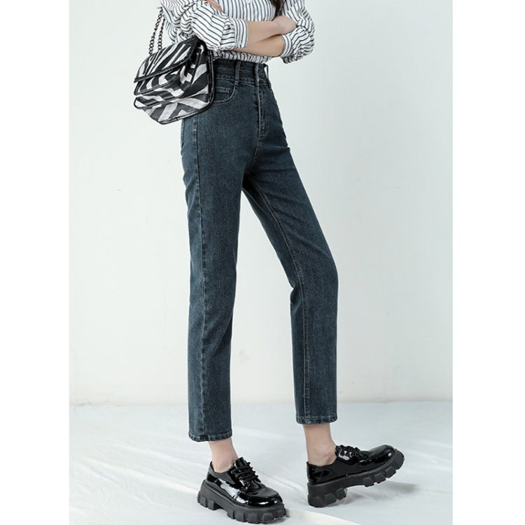 Spring Summer Nine Point Straight Skinny Jeans