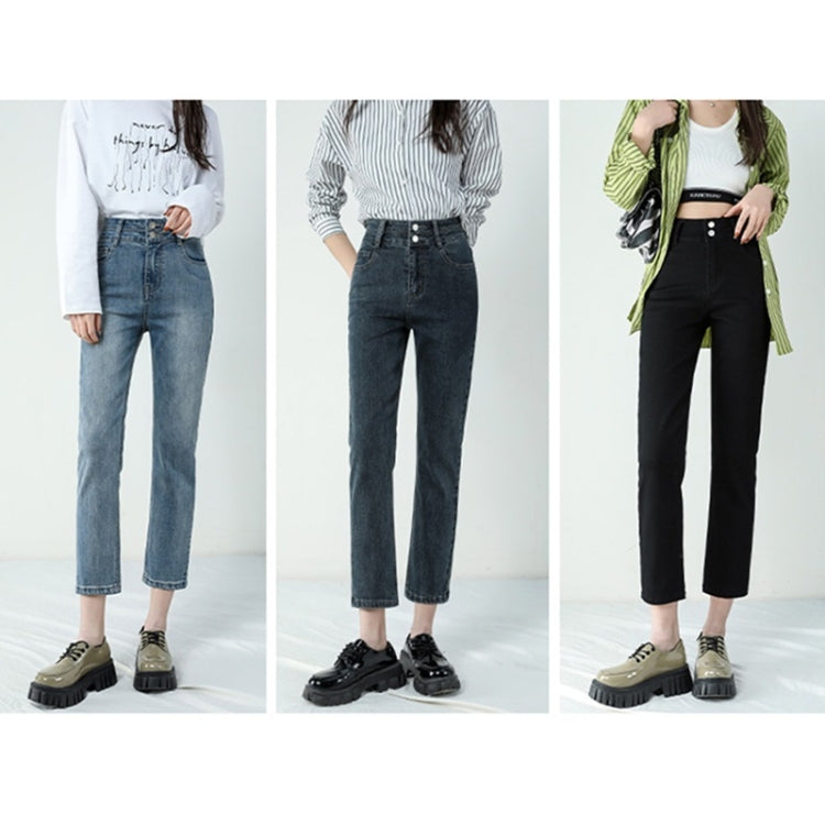 Spring Summer Nine Point Straight Skinny Jeans