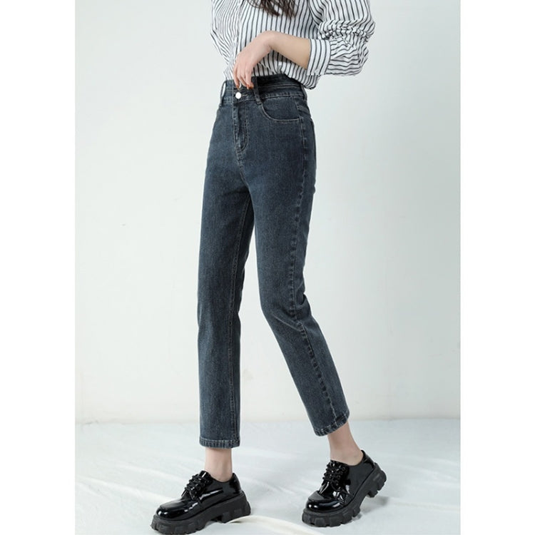 Spring Summer Nine Point Straight Skinny Jeans