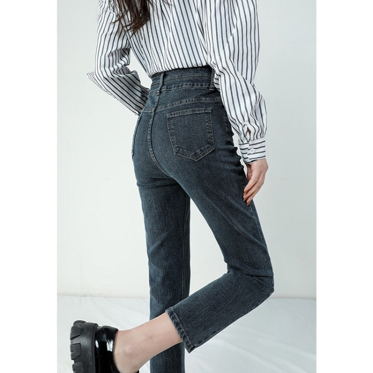 Spring Summer Nine Point Straight Skinny Jeans