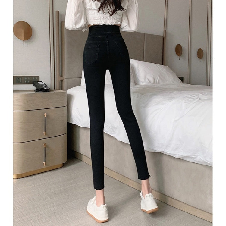 Spring Summer High Waist Slim Skinny Jeans