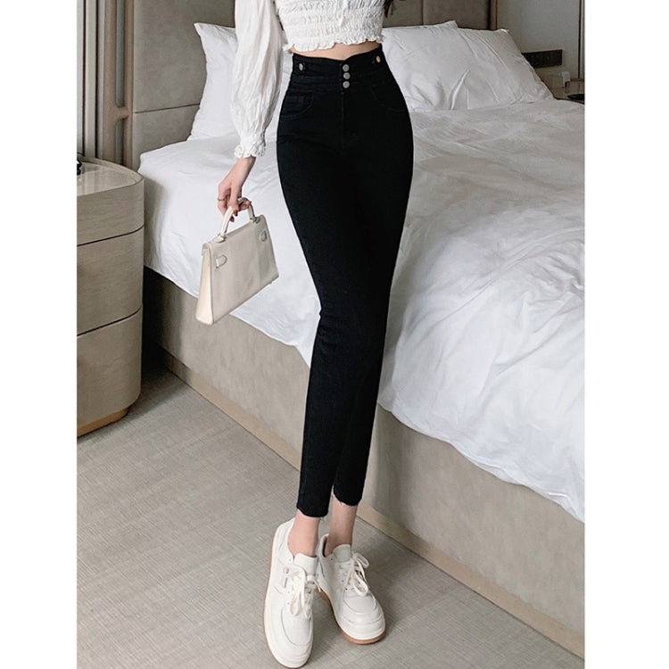 Spring Summer High Waist Slim Skinny Jeans