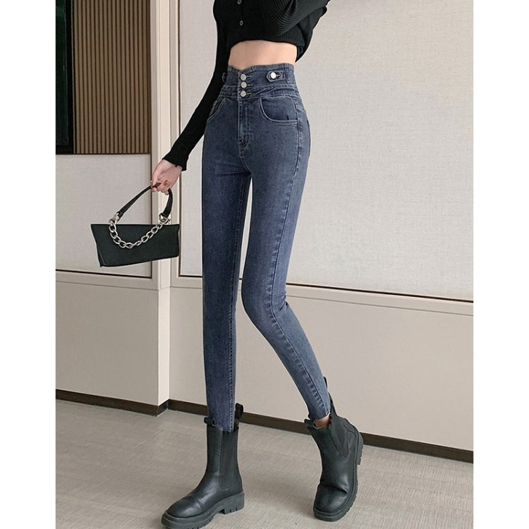 Spring Summer High Waist Slim Skinny Jeans