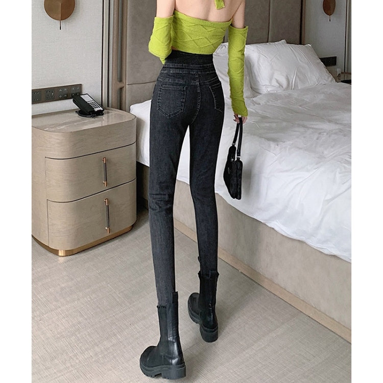 Spring Summer High Waist Slim Skinny Jeans