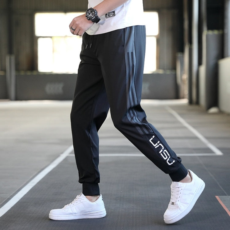 Spring Loose Splicing Ankle-tied Pants For Men