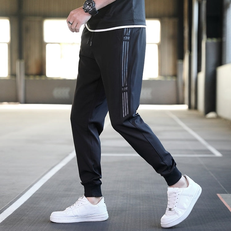 Spring Loose Splicing Ankle-tied Pants For Men