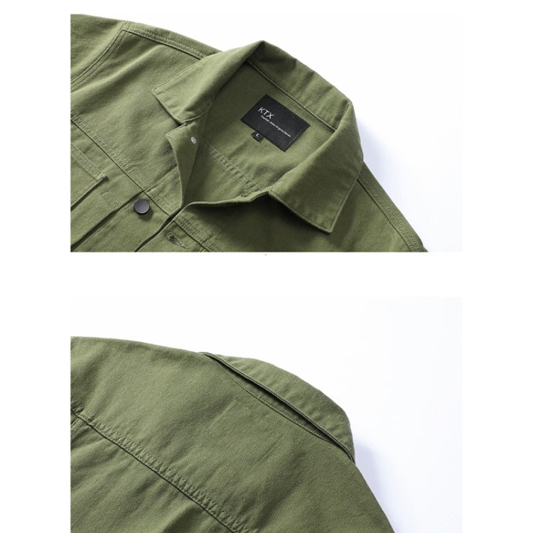 Spring Loose Button Cardigan Frock Denim Jacket For Men