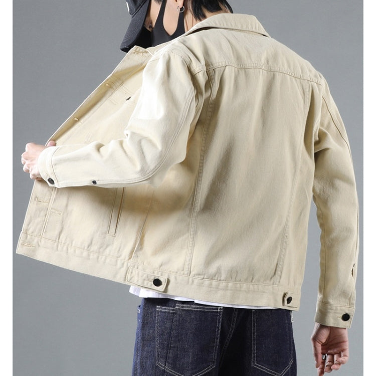 Spring Loose Button Cardigan Frock Denim Jacket For Men
