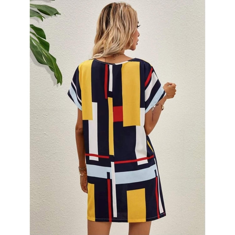 Spring Summer Women Printed Slim Dress