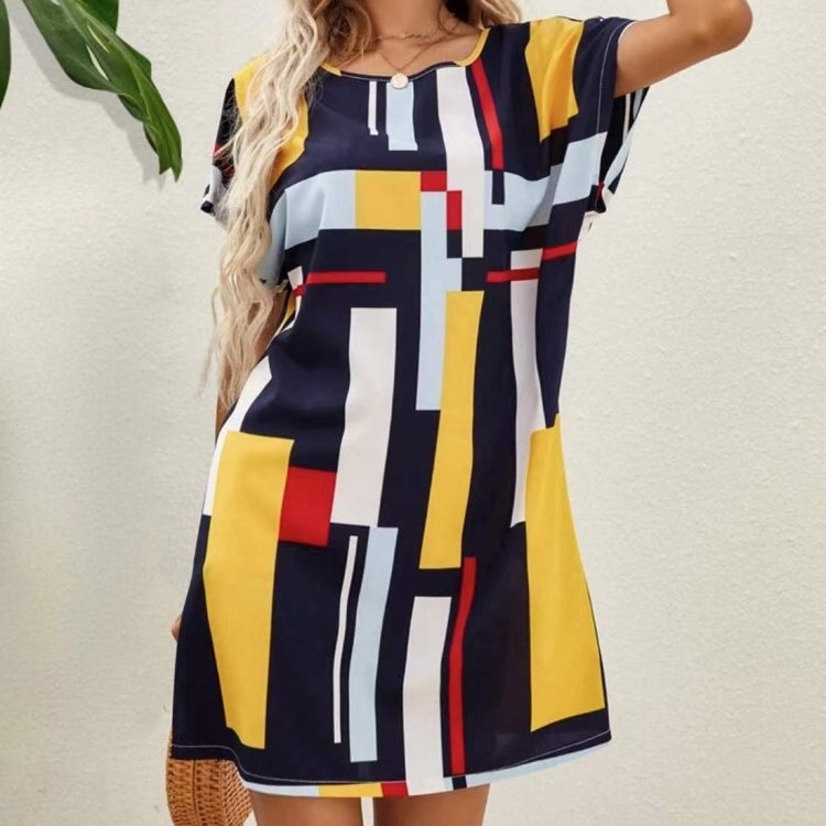 Spring Summer Women Printed Slim Dress