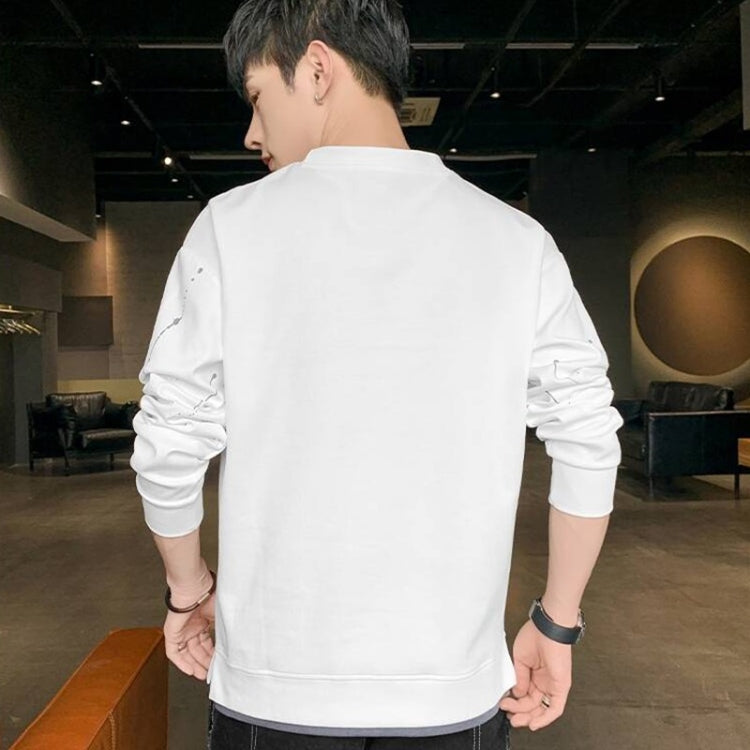 Fake Two-piece Crew-neck Long-sleeve T-shirt