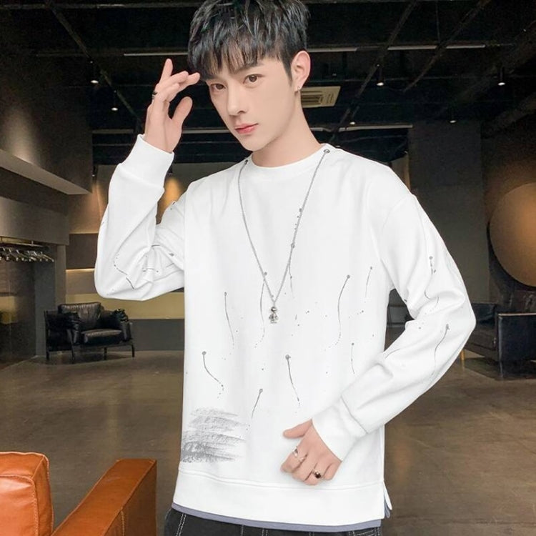 Fake Two-piece Crew-neck Long-sleeve T-shirt