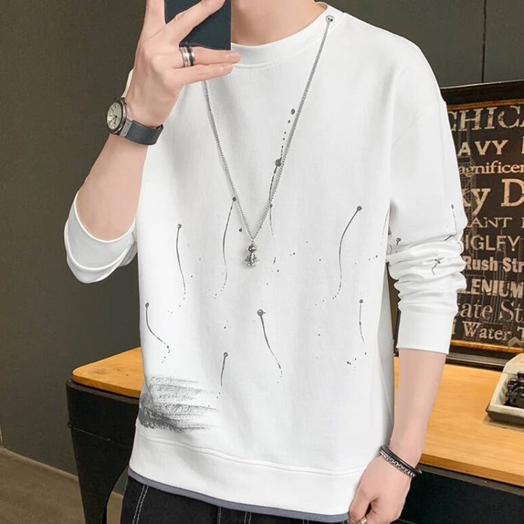 Fake Two-piece Crew-neck Long-sleeve T-shirt