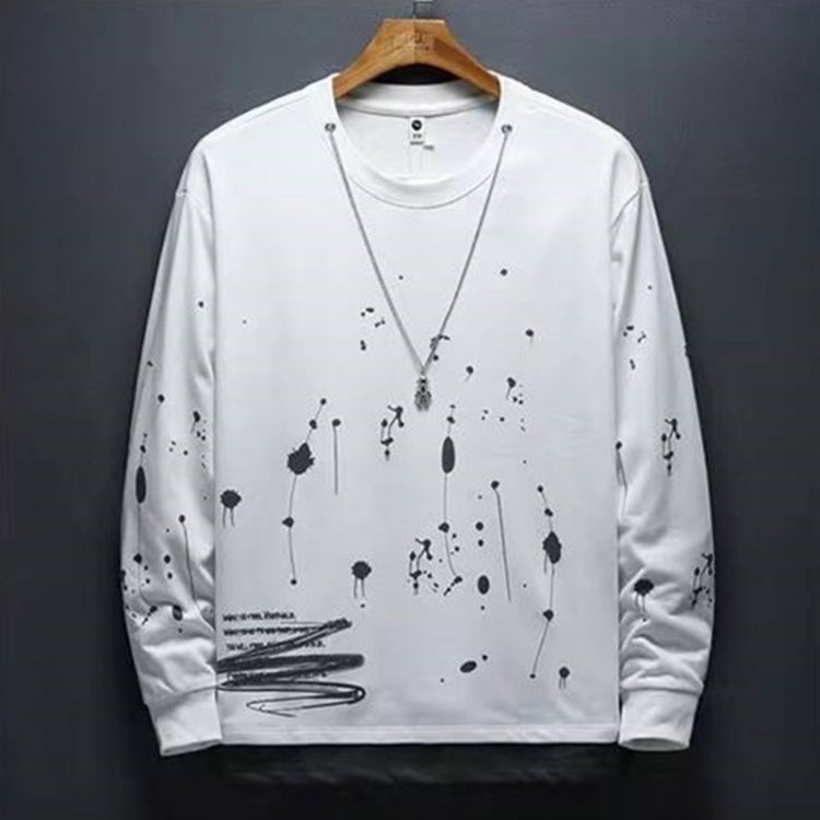 Fake Two-piece Crew-neck Long-sleeve T-shirt
