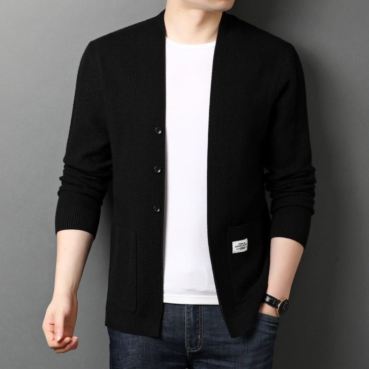 Men Knit Cardigan V-Neck Jacket