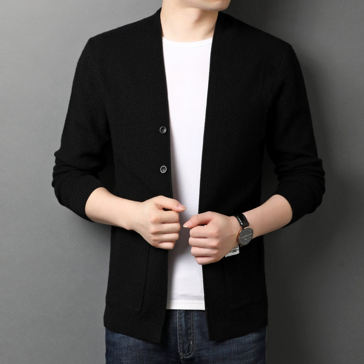 Men Knit Cardigan V-Neck Jacket