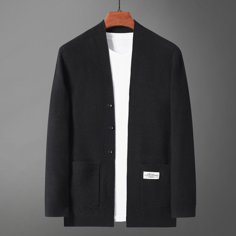 Men Knit Cardigan V-Neck Jacket