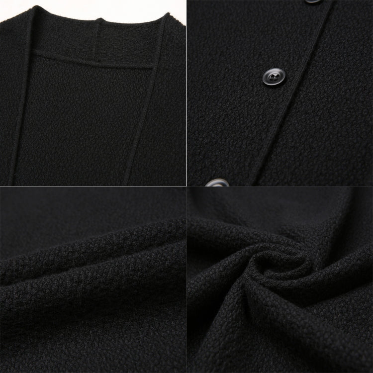 Men Knit Cardigan V-Neck Jacket