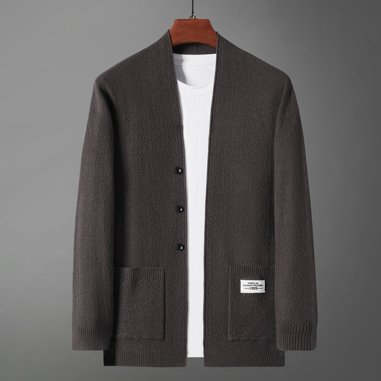 Men Knit Cardigan V-Neck Jacket