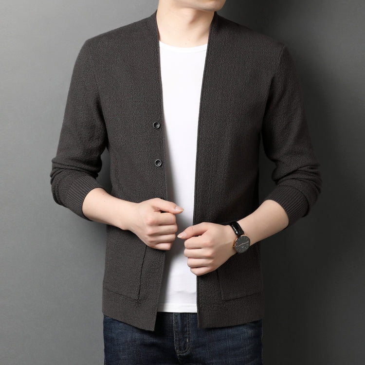Men Knit Cardigan V-Neck Jacket