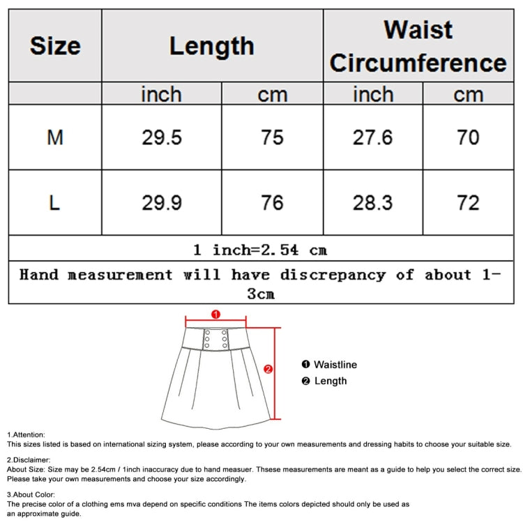 Spring Solid Color A-Line Pleated Umbrella Skirt for Ladies