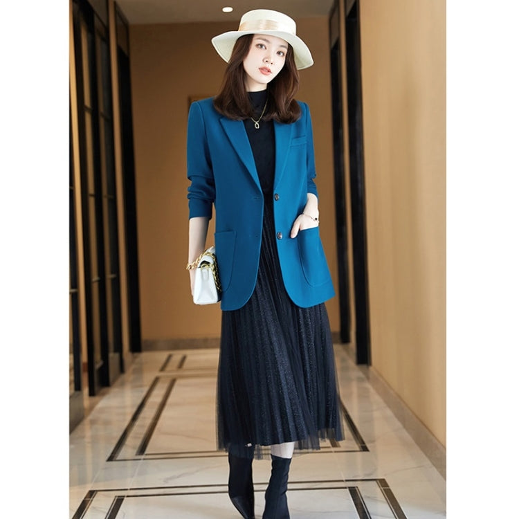 Casual Loose Ladies Small Suit Top