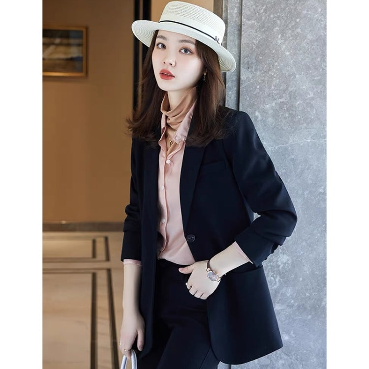 Casual Loose Ladies Small Suit Top