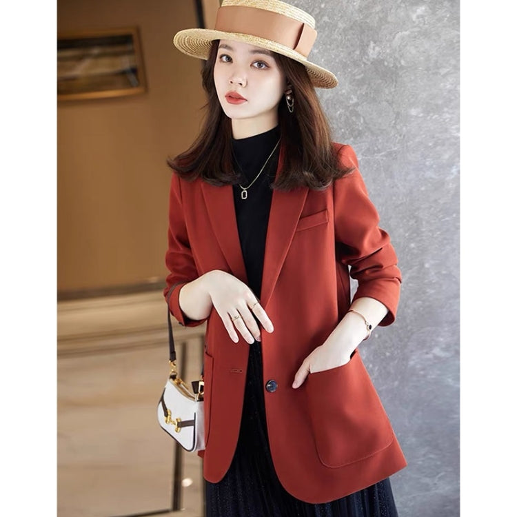 Casual Loose Ladies Small Suit Top
