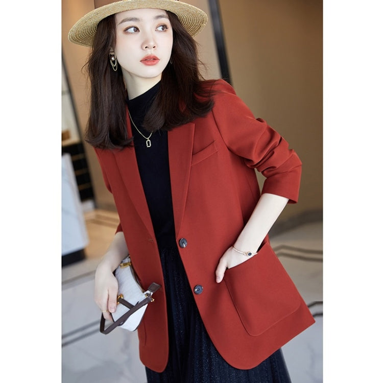 Casual Loose Ladies Small Suit Top