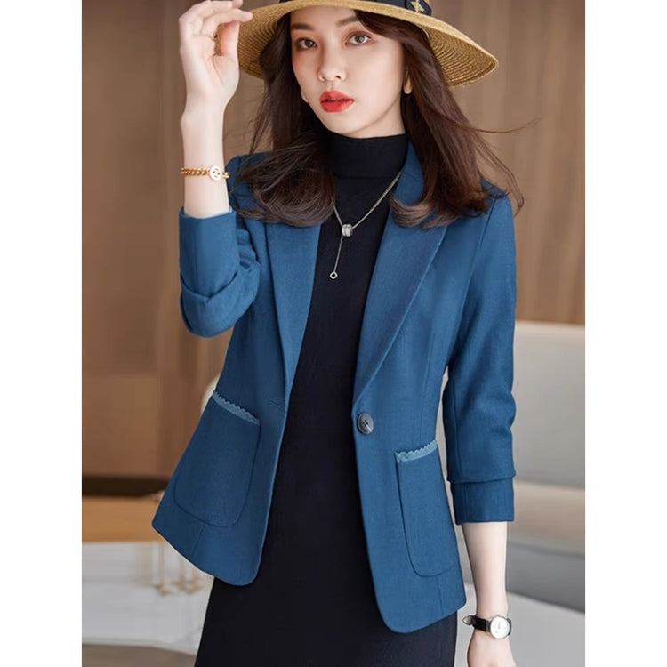 Slim Fit Short Casual Ladies Suit