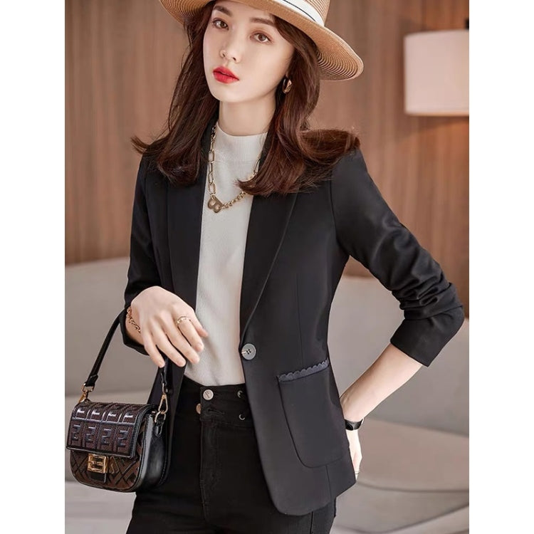 Slim Fit Short Casual Ladies Suit