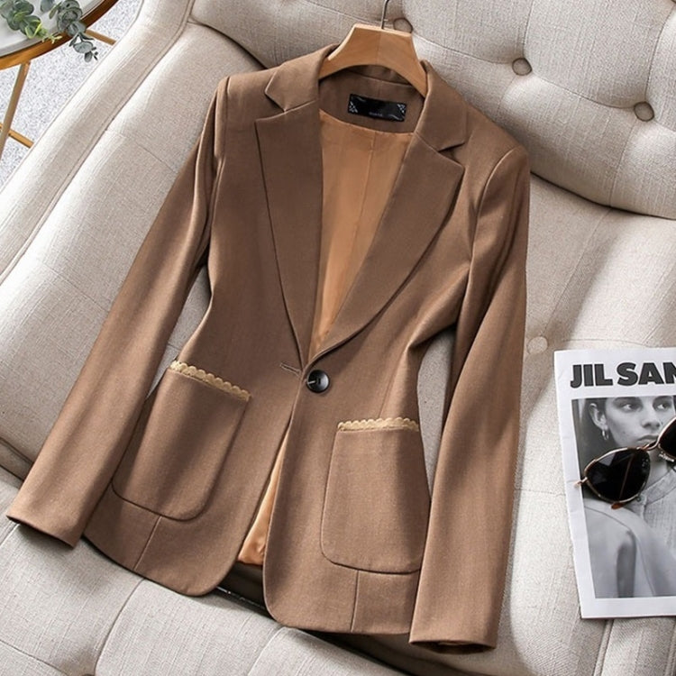 Slim Fit Short Casual Ladies Suit