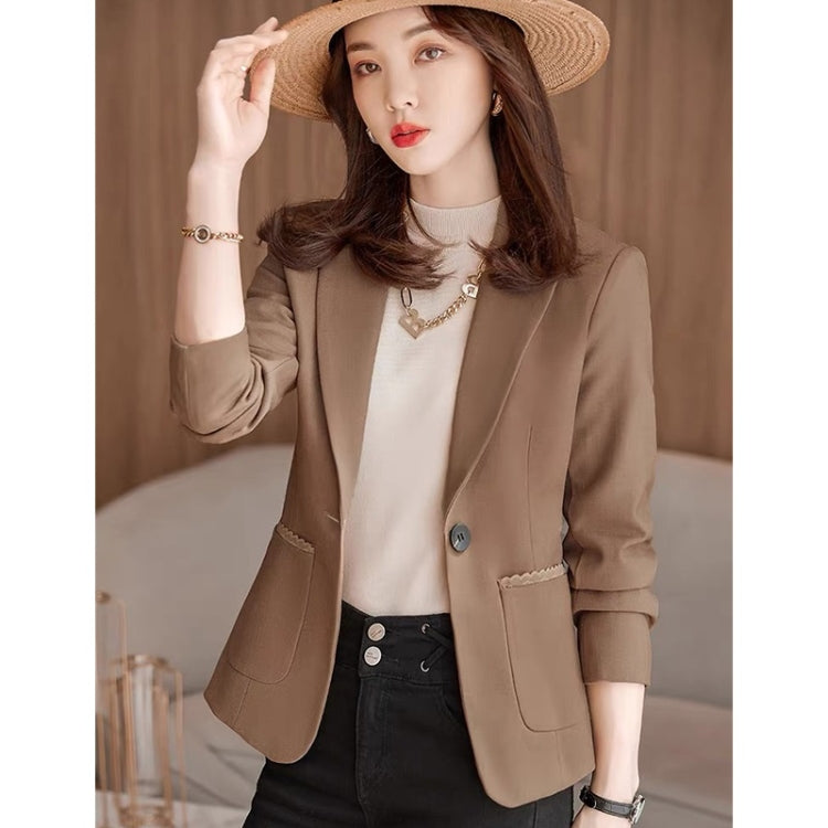 Slim Fit Short Casual Ladies Suit