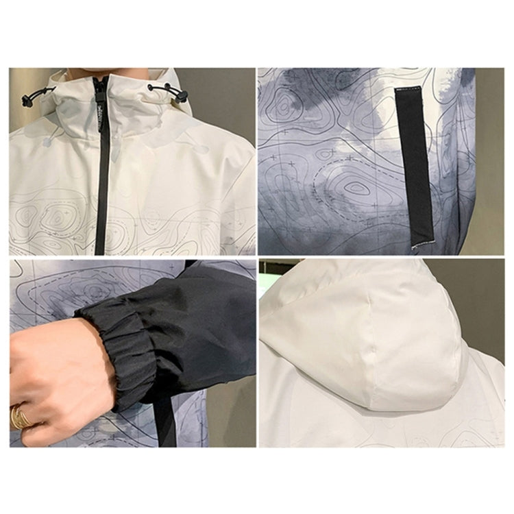 Men Casual Loose Hooded Jacket