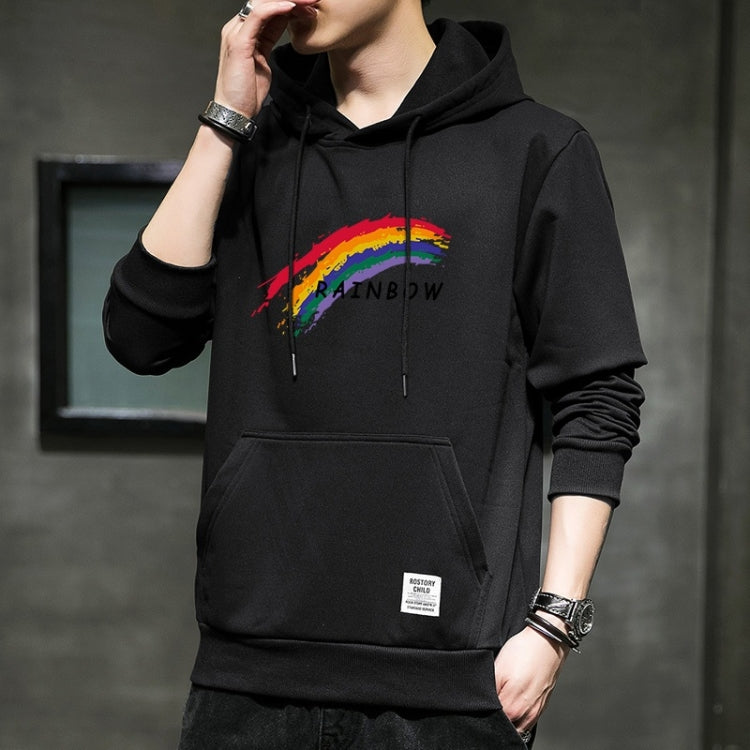 Men Round Neck Long Sleeve Hoodie