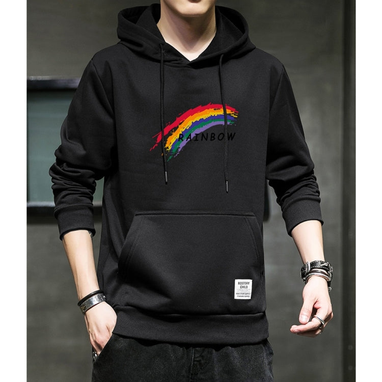 Men Round Neck Long Sleeve Hoodie