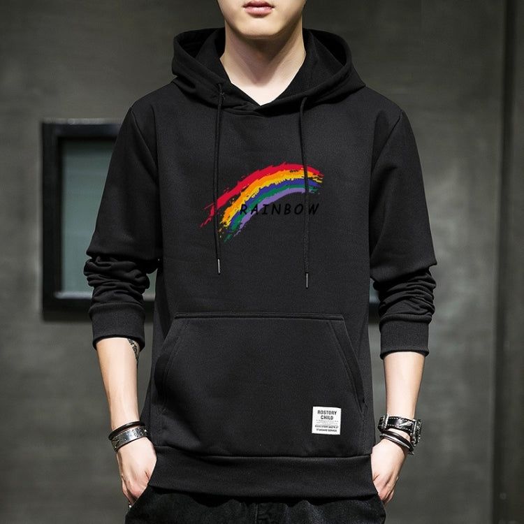 Men Round Neck Long Sleeve Hoodie