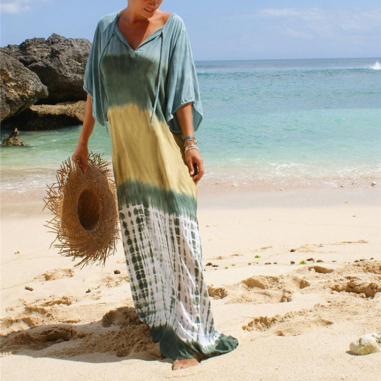 Beach Vacation Print Robe Sun Cover (As Show)