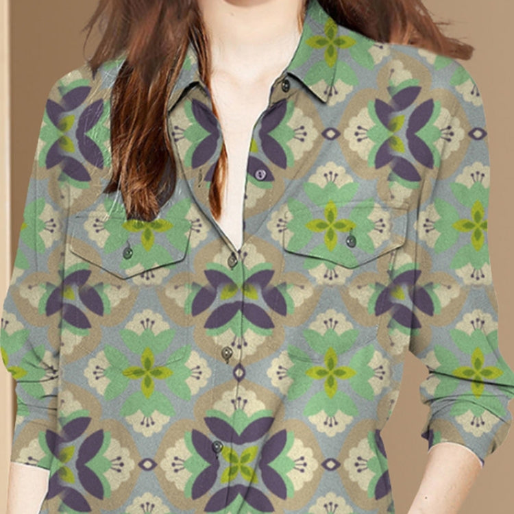 Ladies Gradient Color Shirt