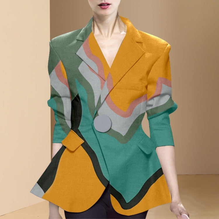 Women Printed Blazer