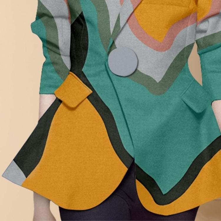Women Printed Blazer