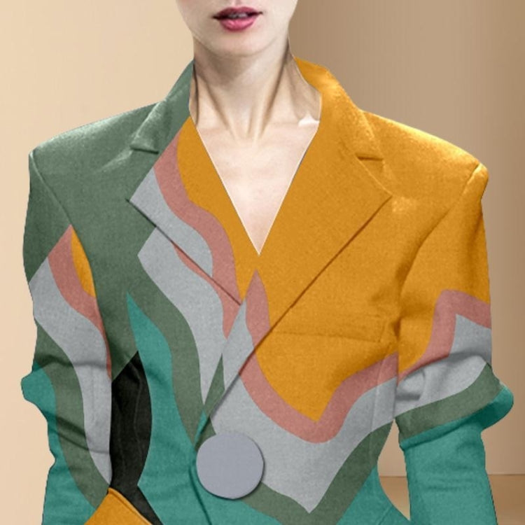 Women Printed Blazer
