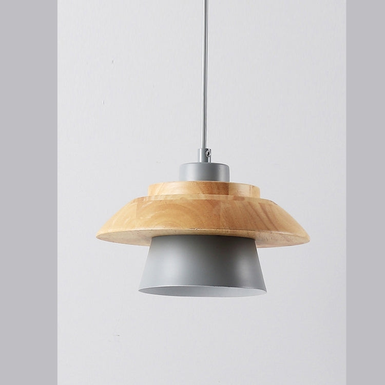 YWXLight Nordic Creative Personality Modern Minimalist Solid Wood Metal Pendant Light